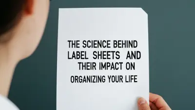 The Science Behind Label Sheets and Their Impact on Organizing Your Life